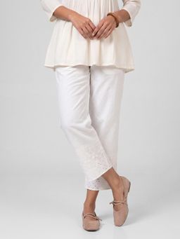 max - Women's Embroidered Straight Pant