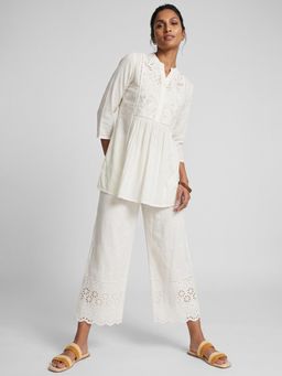 max - Women's Schiffli Culottes Palazzos