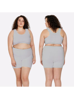 Adira - Plus Size Grey Under Dress Shorties (Pack of 2)