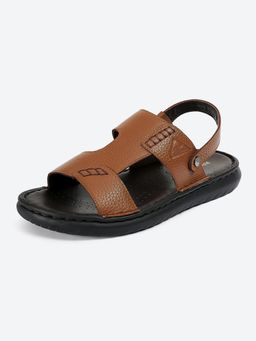 Monte Carlo - Mens Leather Sandal - Tan