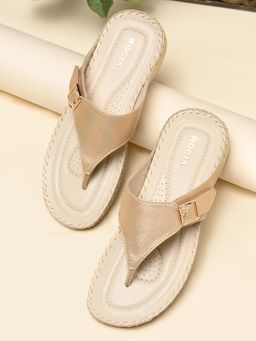 ROCIA - By Regal Gold Women Metallic Sandals