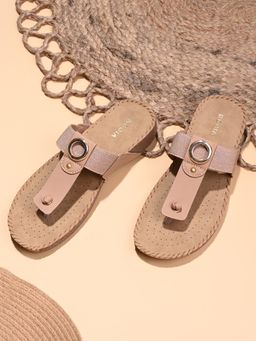 ROCIA - By Regal Beige Women Comfort Sandals