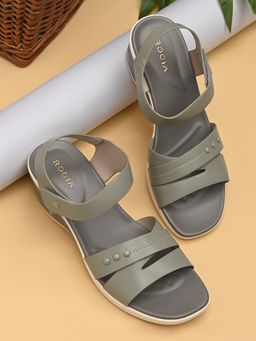 ROCIA - By Regal Green Women Comfort Wedges Heels