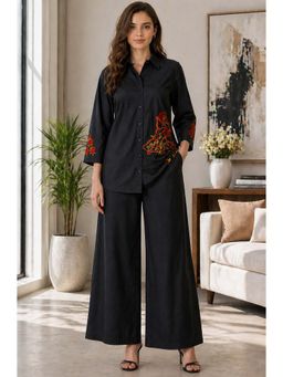 GULABiDRESS - Women Cotton Embroidered Co-Ord Set