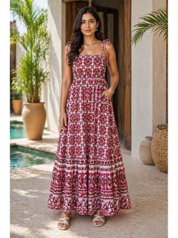 GULABiDRESS - Women's Viscose Smocked Maxi Dress