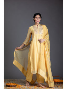 Kameez - Summer Daffodil Kurta Set - (Set of 3)