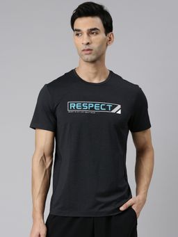 Xtep - Black Short Sleeves T-Shirt for Men