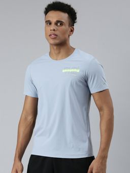 Xtep - Blue Short Sleeves T-Shirt for Men