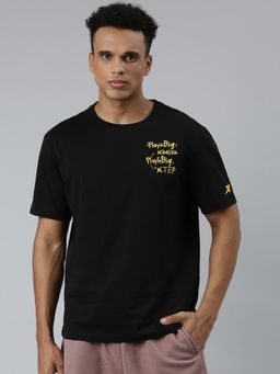 Xtep - Black Short Sleeves T-Shirt for Men