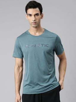 Xtep - Blue Short Sleeves T-Shirt for Men