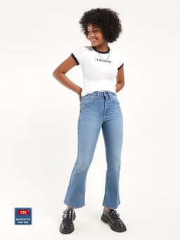 Levi's - Womens High Rise 725 Slim Bootcut Jeans