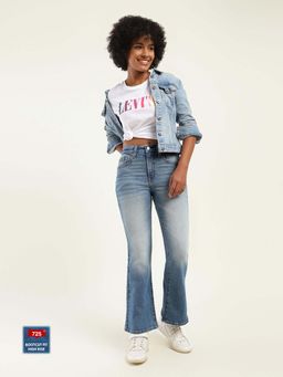 Levi's - Womens High Rise 725 Slim Bootcut Jeans