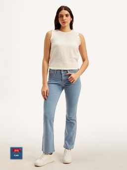 Levi's - Women's Mid Rise 315 Bootcut Light Blue Jeans