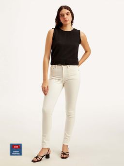Levi's - Women's High Rise 721 Skinny Off White Jeans