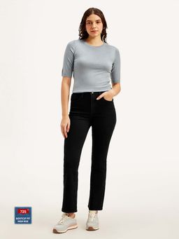 Levi's - Women's High Rise 725 Slim Bootcut Fit Black Jeans