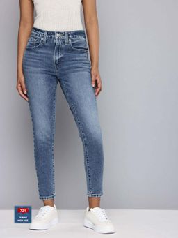 Levi's - Womens High Rise 721 Skinny Blue Jeans