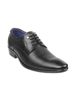 Metro - Men Black Formal Derbies