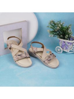 Walkway - Women Beige Casual Sandals