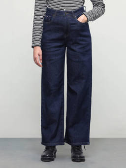 U.S. POLO ASSN. - Women Blue Solid/Plain Cotton Jeans