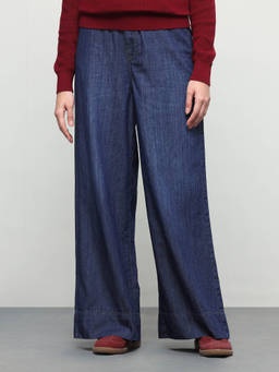 U.S. POLO ASSN. - Women Blue Solid/Plain Cotton Jeans