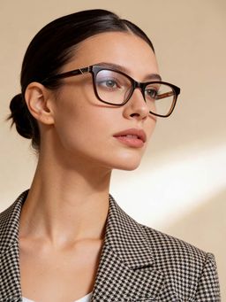 IDEE - Square ID1734C3FR Brown Medium Eyeglass Frames