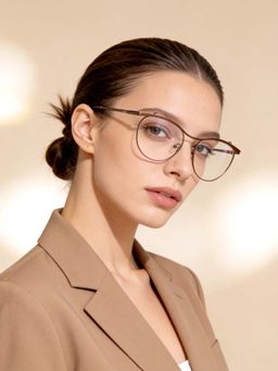 IDEE - Round ID1588C4FR Brown Medium Eyeglass Frames