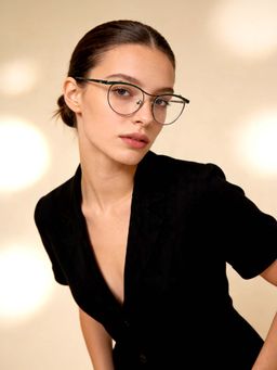 IDEE - Round ID1588C8FR Silver Medium Eyeglass Frames