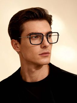 IDEE - Rectangle ID1762C1FR Black Medium Eyeglass Frames