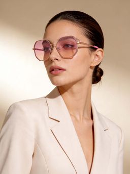 IDEE - S2845 C2 58 Pink Lens Sunglasses for Women (58)