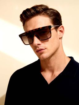 IDEE - Brown Square 100% Uv Protected Sunglasses For Men Size 62