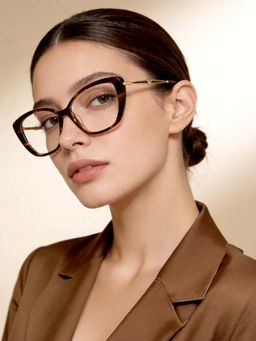 IDEE - Brown Full Rim Cat Eye shaped eyewear for Women (ID1950C2FR) (53)
