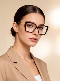 IDEE - Brown Full Rim Square shaped eyewear for Women (ID1949C2FR) (53)