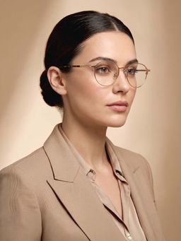 IDEE - Gold Full Rim Oval shaped eyewear for Women (ID1970C6FR) (49)