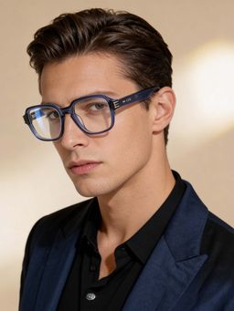 IDEE - Blue Full Rim Square shaped eyewear for Men (ID2055C3FR) (52)