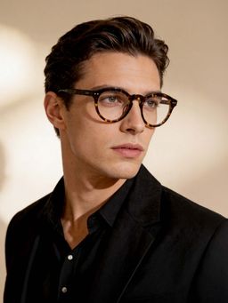 IDEE - Brown Full Rim Round shaped eyewear for Men (ID2101C2FR) (49)