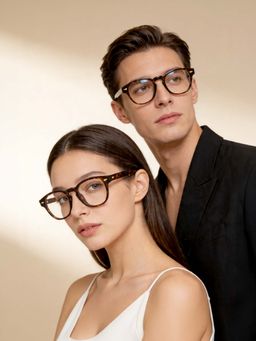 IDEE - Brown Fill Rim Oval shaped eyewear for Unisex (ID207650C3FR) (50)