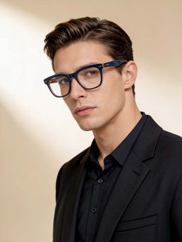 IDEE - Blue Full Rim Square shaped eyewear for Men (ID2081C3FR) (52)