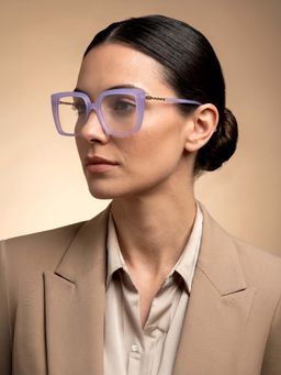 IDEE - Square Purple Frames for Women-Id2089C6Fr (54)