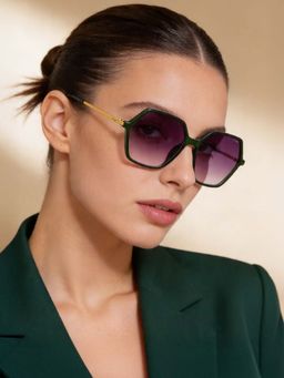 IRUS - Women Full UV Protected Purple Lens Sunglasses - IRS1214C4SG