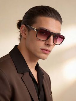 IRUS - Men Full UV Protected Brown Lens Sunglasses - IRS1224C2SG