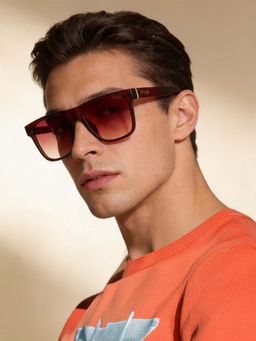 IRUS - Unisex Full UV Protected Brown Lens Sunglasses - IRS1225C2SG