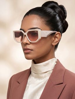 IRUS - Women Full UV Protected Pink Lens Sunglasses - IRS1289C4SG