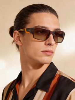 IRUS - Men Full UV Protected Brown Lens Sunglasses - IRS1326C3SG