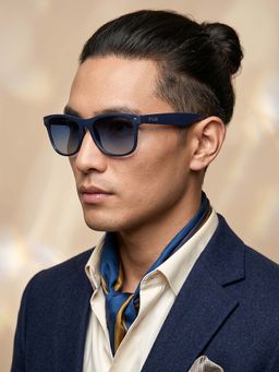 IRUS - Men Full UV Protected Blue Lens Sunglasses - IRS1342C3SG