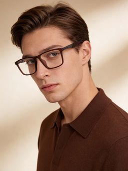 Police - Square VK056K50W45MFR Brown Medium Eyeglass Frames