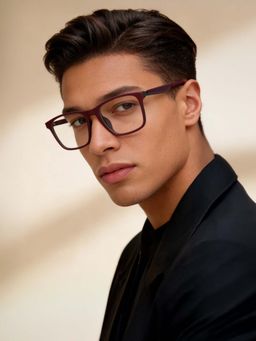 Police - Eyewear For Men With Brown Polycarbonate Frame (Size 54)