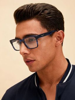 Police - Eyewear For Men With Blue Acetate Frame (Size 52)