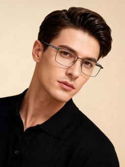Police - Eyewear For Men With Grey Alloy Frame (Size 56)