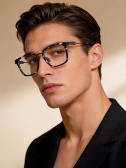 Police - Eyewear For Men With Grey Acetate Frame (Size 53)