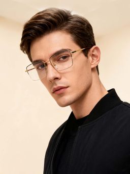 Police - Men Half Rim Brown Metal Frames - VPLN12K57F10FR (57)